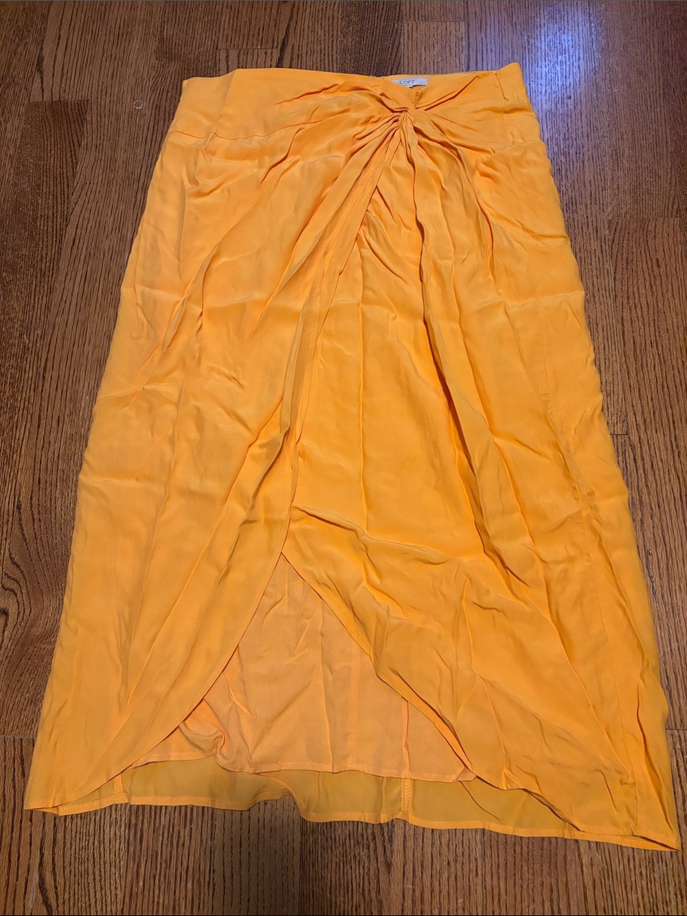 Loft Women’s Lined Tangerine Wrap Skirt
